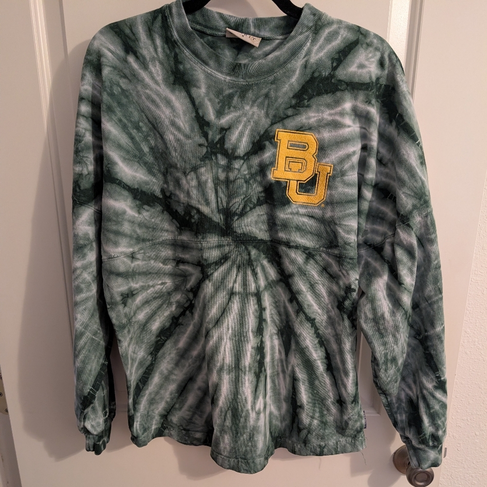 💥3/$24 Baylor Spirit Green Tie-Dye Shirt‎